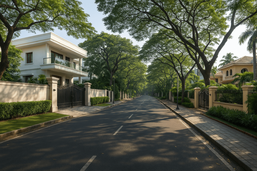 Boat Club Road Posh Area in Chennai